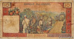 10 Dirhams MAROC  1960 P.54a B