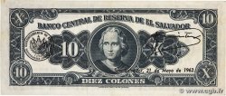 10 Colones SALVADOR  1959 P.099 TTB+