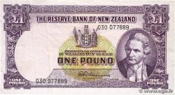 1 Pound NEW ZEALAND  1956 P.159c VF-