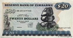 20 Dollars ZIMBABWE  1994 P.04d TTB+