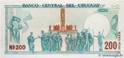 200 Nuevos Pesos URUGUAY  1986 P.066a FDC