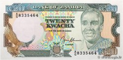 20 Kwacha ZAMBIE  1989 P.32b NEUF