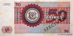 50 Zaïres Spécimen ZAIRE  1980 P.25s XF+