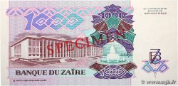 1000 Zaïres Spécimen ZAÏRE  1989 P.35s ST