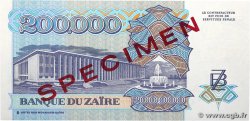 200000 Zaïres Spécimen ZAIRE  1992 P.42s UNC