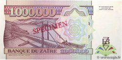 1000000 Zaïres Spécimen ZAIRE  1992 P.44s UNC-