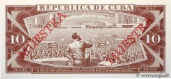 10 Pesos Spécimen CUBA  1988 P.104d UNC