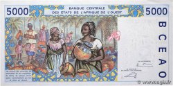 5000 Francs WEST AFRICAN STATES  2003 P.213Bm XF+