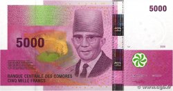 5000 Francs COMORAS  2006 P.18a FDC