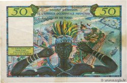 50 Francs FRENCH WEST AFRICA  1956 P.45 XF-