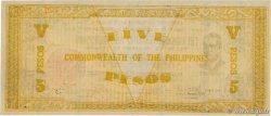 5 Pesos PHILIPPINES  1942 PS.648b UNC