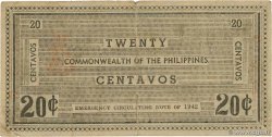 20 Centavos FILIPINAS  1942 PS.644 BC+