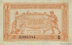 1 Franc TRÉSORERIE AUX ARMÉES 1919 FRANCE  1919 VF.04.04