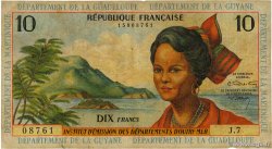 10 Francs FRENCH ANTILLES  1960 P.08b