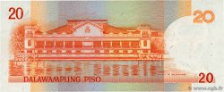 20 Pesos FILIPPINE  1986 P.170c SPL