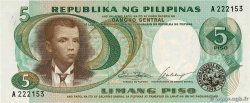 5 Piso PHILIPPINES  1969 P.143a