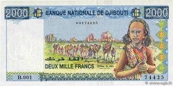 2000 Francs DJIBOUTI  1997 P.40