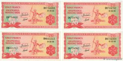 20 Francs Lot BURUNDI  1988 P.27b UNC