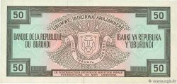 50 Francs BURUNDI  1991 P.28c SPL