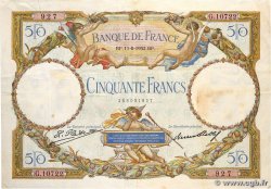 50 Francs LUC OLIVIER MERSON type modifié FRANCE  1932 F.16.03