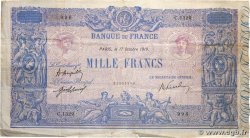 1000 Francs BLEU ET ROSE FRANCE  1919 F.36.34