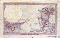 5 Francs FEMME CASQUÉE FRANCE  1918 F.03.02 TB