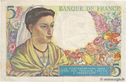 5 Francs BERGER FRANCE  1943 F.05.05 TTB