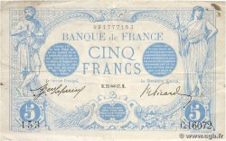 5 Francs BLEU FRANCE  1917 F.02.47