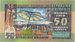 50 Francs - 10 Ariary MADAGASCAR  1974 P.062a FDC