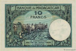 10 Francs MADAGASCAR  1948 P.036 q.FDC