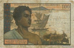 100 Francs MADAGASCAR  1951 P.046b B