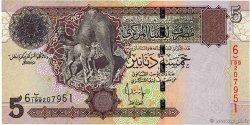 5 Dinars LIBIA  2004 P.69b q.FDC