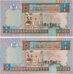 1/4 Dinar Lot LIBYA  2002 P.62 UNC