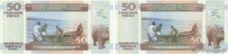 50 Francs Lot BURUNDI  2003 P.36d FDC