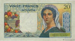 20 Francs NEW CALEDONIA  1954 P.50b VF+