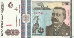 200 Lei ROUMANIE  1992 P.100 NEUF