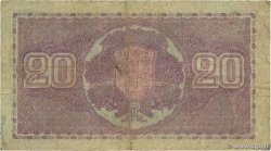 20 Markkaa FINLAND  1939 P.071a VG