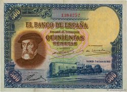 500 Pesetas ESPAGNE 1935 P.089