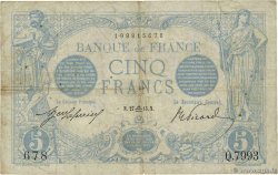 5 Francs BLEU FRANCE  1915 F.02.31 F-