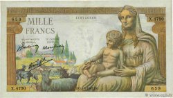 1000 Francs DÉESSE DÉMÉTER FRANCE  1943 F.40.21