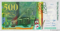 500 Francs PIERRE ET MARIE CURIE FRANCE  1994 F.76.01 SPL+