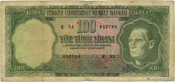 100 Lira TURQUíA  1966 P.182b RC+