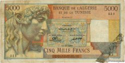 5000 Francs TUNISIE  1949 P.27
