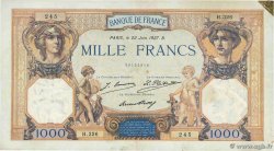 1000 Francs CÉRÈS ET MERCURE FRANCE  1927 F.37.01 F