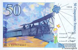 50 Francs SAINT-EXUPÉRY FRANCE  1993 F.72.02 UNC-