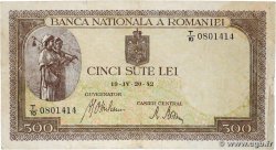 500 Lei ROMANIA  1942 P.051a