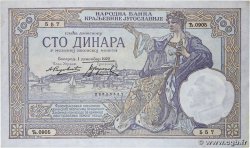 100 Dinara YUGOSLAVIA  1929 P.027b