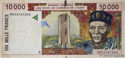 10000 Francs WEST AFRICAN STATES  1998 P.114Ag