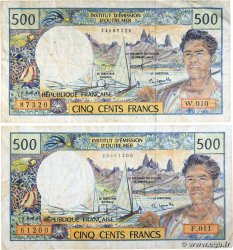 500 Francs Lot FRENCH PACIFIC TERRITORIES  1992 P.01e