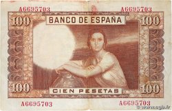 100 Pesetas ESPAGNE  1953 P.145 TB+